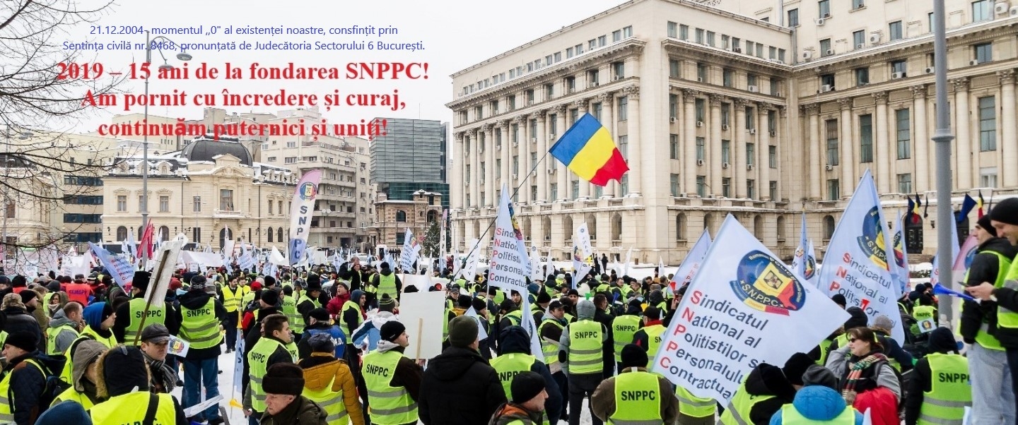 DECEMBRIE 2004 -  DECEMBRIE 2019: DE 15 ANI, ÎN AVANPOSTUL MIȘCĂRII SINDICALE DIN ROMÂNIA!